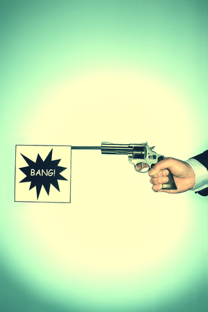 Bang Gunshotの写真素材