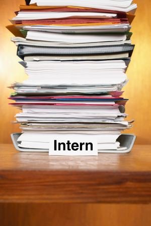 Overflowing Inbox of an internの写真素材