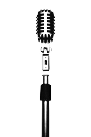 Vintage Microphoneの写真素材