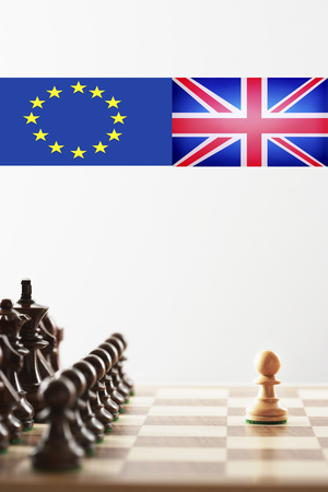 Brexit chessの写真素材