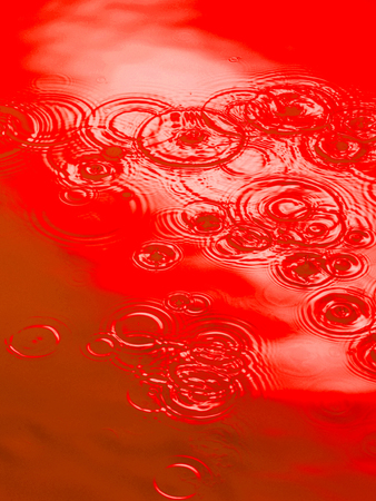 Red Blood puddlesの写真素材