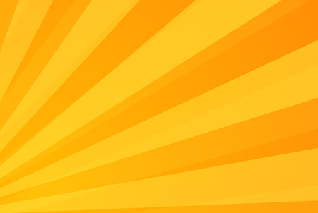 Vintage Wallpaper with Rays of Sun in orange, Vector Illustrationのイラスト素材