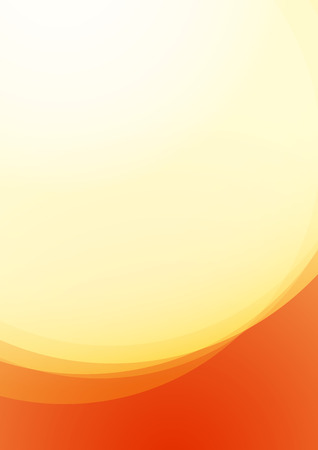 Fire Flame on Background orange and red color with Glow Space. Modern Bright Wallpaper of Energy with Light Area for Copy.のイラスト素材