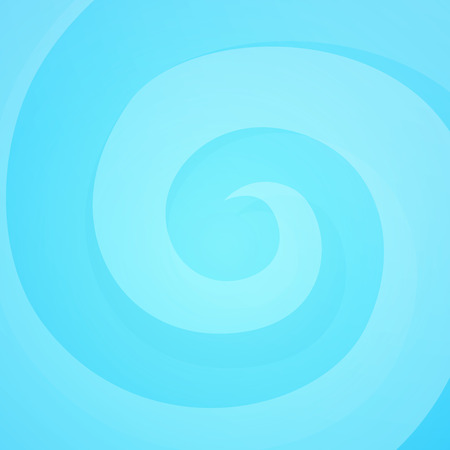 Bright Swirl in Blue Colors, Vector Abstract Background with Cheerful Mood and Soft Filing.のイラスト素材