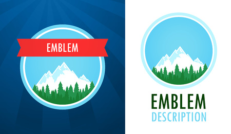 Swiss Alps Logoの写真素材