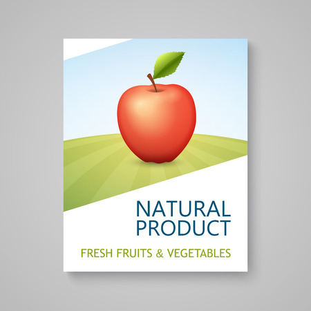 Frame with Nature Landscape of Farmlandの写真素材