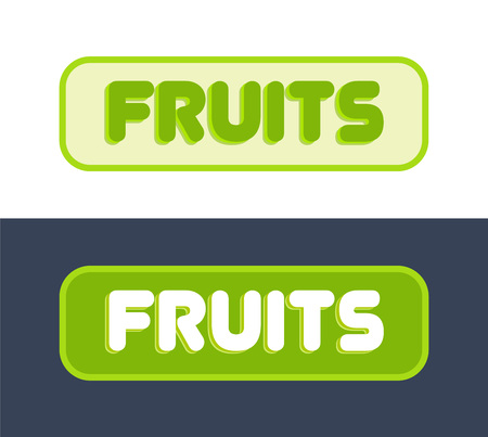 Logo for Fruit Marketの写真素材