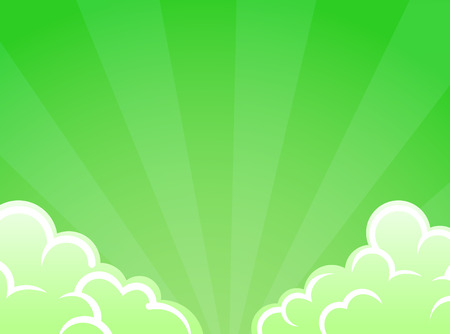 Saturated juicy unusual sky background green color for illustration of Games or Fantasy.のイラスト素材
