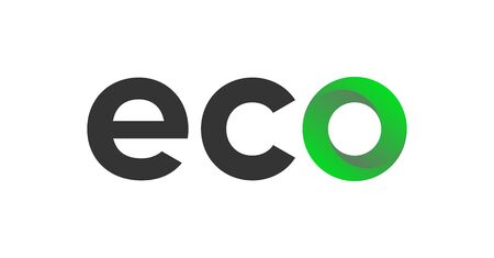 Eco label for Food or Eco Products in market.のイラスト素材