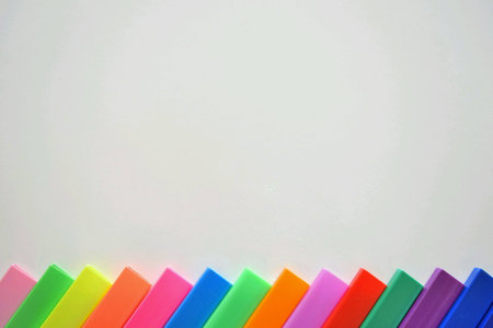 Colorful from plastic spine barの素材