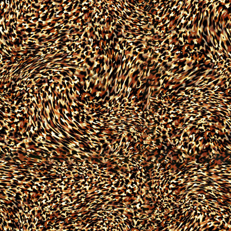 Seamless abstract pattern in brown and black tones. Vector image.