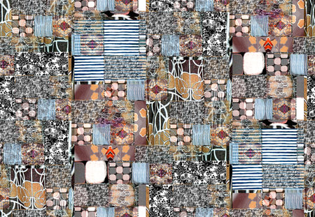 Modern Art Background Patterned Design for Textile Prints and Decor