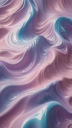 abstract background with blue and pink lines and waves, digitally generated image