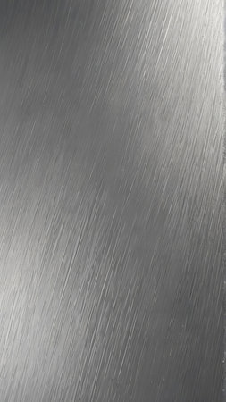 Metal background or texture of brushed steel plate with some scratches and cracks
