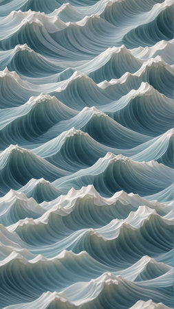Abstract background of waves. 3d rendering, 3d illustration.