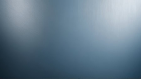 Blue metal background or texture of brushed steel plate with some reflected light