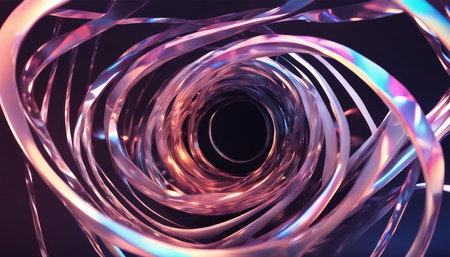3d illustration of abstract geometric composition,digital artwork for creative graphic design