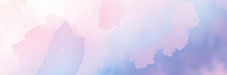 Abstract watercolor background. Vector illustration for your design. Horizontal banner.