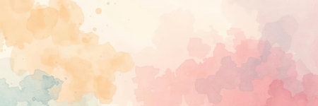 Abstract watercolor background. Digital art painting. Vector Illustration.の写真素材