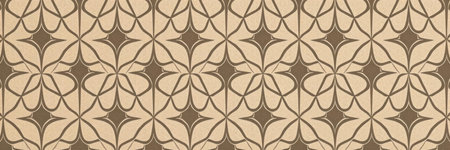 Seamless Repeatable Abstract Geometric Pattern. Vector Background.