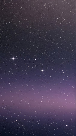 Night starry sky background with stars and nebula. Vector illustration.の写真素材