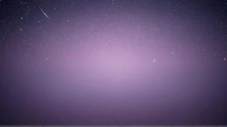 Night starry sky with stars and nebula. Space background.の写真素材