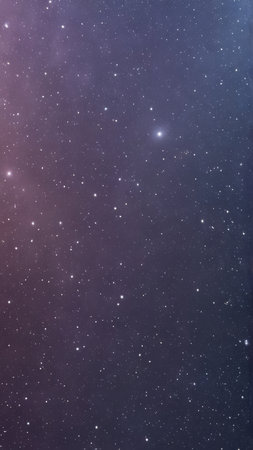 Night sky with stars and nebula as background. Space background.の写真素材