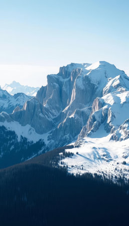 Mountains in the Dolomites, Italy. Panoramic viewの写真素材