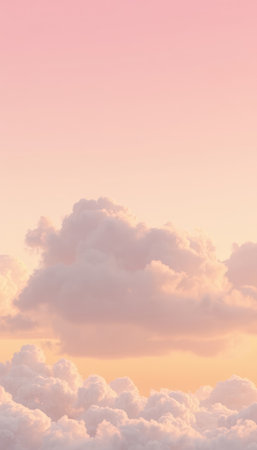 Cloudscape, Colored Clouds at Sunset near the Ocean - Vintage Filterの写真素材