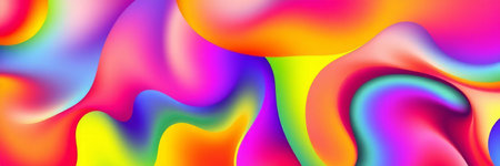 Colorful abstract background with liquid shapes. Vector illustration for your designの写真素材
