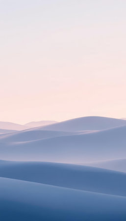 Beautiful winter landscape with snowdrifts at sunset.の写真素材