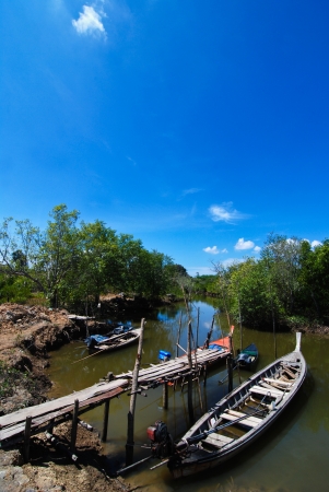Fishing Boats, South of Thailandの写真素材