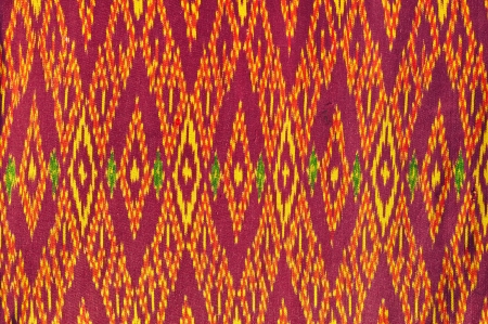 Thai cloth textureの写真素材