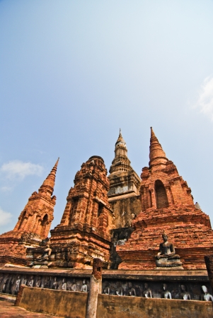 Sukhotai ruin old city country Thailandの写真素材