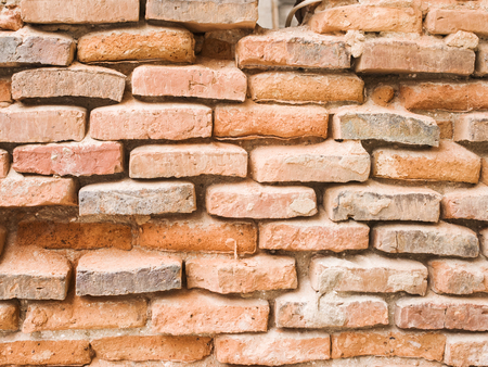 Colse up old brick wall background and texture.の写真素材