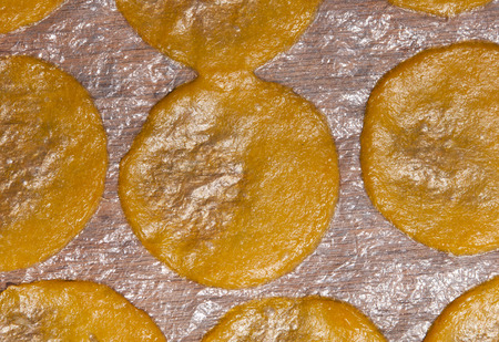 Yellow Mango Stir well, then drops a thin paste dried.の写真素材