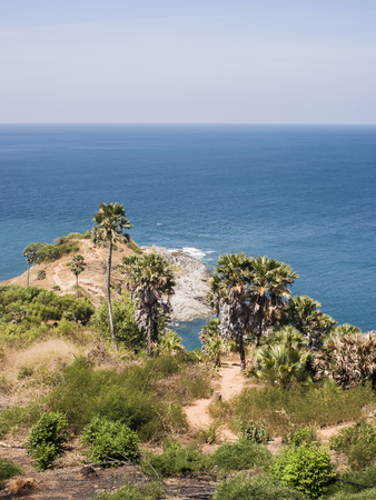 Phromthep Cape. The Attractive Landmark of Phuket Southern Province of Thailand.の写真素材