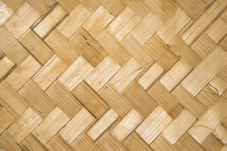Bamboo weaving texture and background.の写真素材