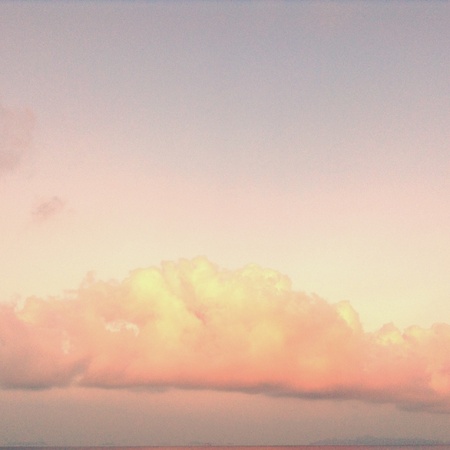 Orange space in the morning.