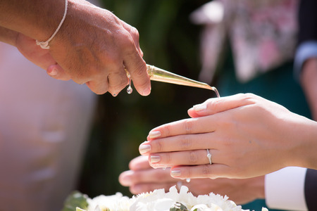 water reluanch ceremony, traditional ceremony, thailandの写真素材