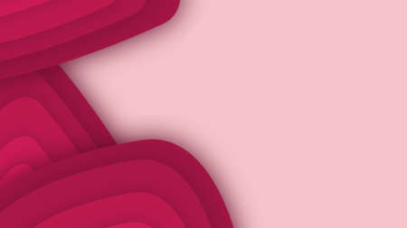 Land or liquid abstract and pattern backgrounds illustration with gradient color of red pink. This...