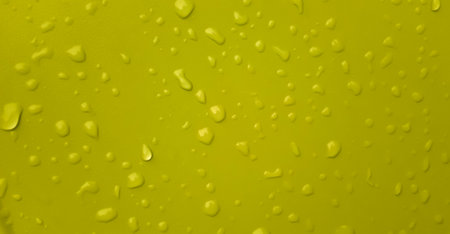 Abstract water drops on the colorful wall. Suitable for promotion and advertising, website, tech industry and company, etc.の写真素材