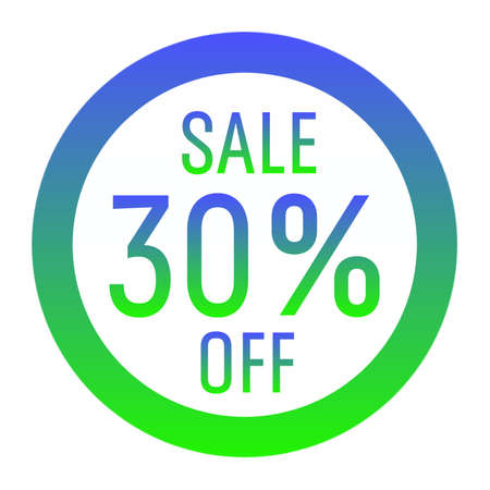 Colorful mark of sale off. Product discount price tag.の写真素材