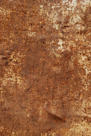 Rusty old brown metal texture with scratchesの写真素材