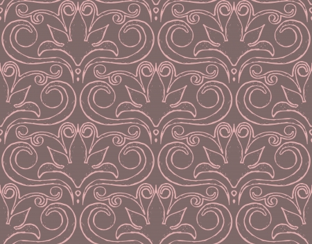 Vector abstract decorative pattern in pink and greyのイラスト素材
