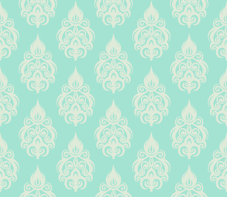 Abstract seamless decorative floral background in rich colorsのイラスト素材