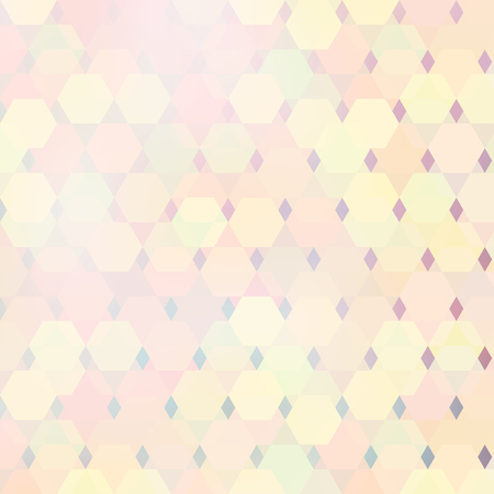 Vector geometric bright lit pattern with polygonal elements and blur on the backgroundのイラスト素材