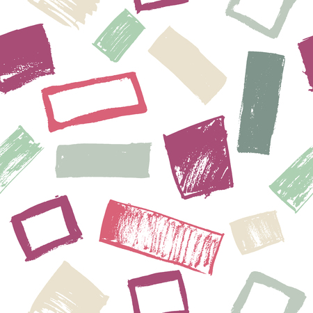 Vector seamless thin brushstrokes pattern in bright colorsのイラスト素材