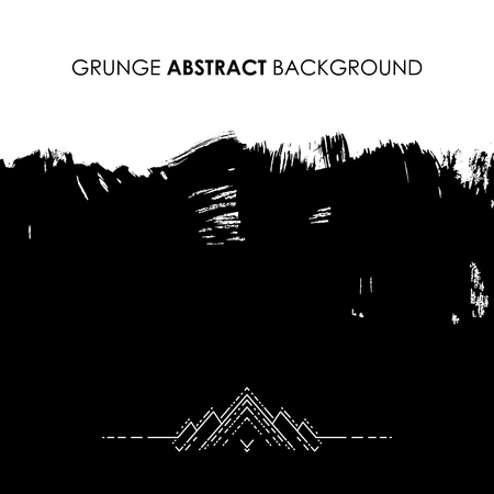 Abstract modern grunge background, brushed space with linear iconのイラスト素材