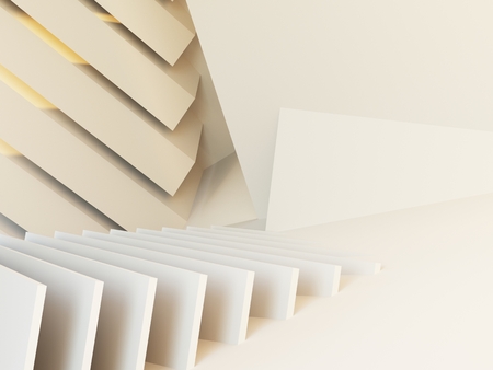 Abstract 3d architectural backgroundの写真素材